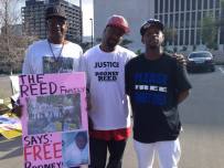 Members of the Reed family traveled from Bastrop to Austin for the "Rally For Justice For Rodney Reed" on Feb. 21, 2015 Photo by Randi Jones Hensley
