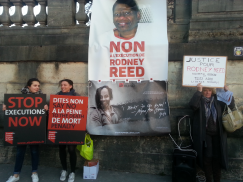 Supporters in Paris demand justice for Rodney and an end to all executions