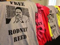 Shirts supporting Rodney Reed